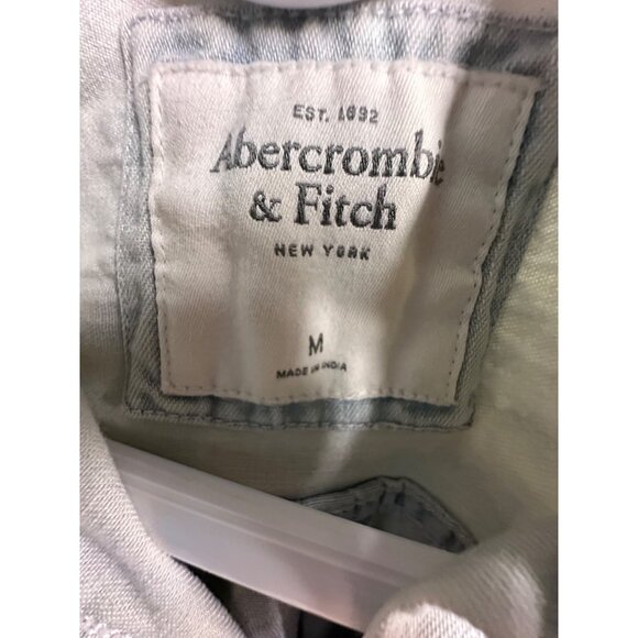 Vintage Abercrombie & Fitch Women’s M Denim Button Down Shirt Y2K 90s Western - Picture 8 of 8